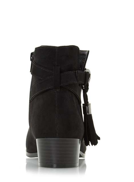 ** Head Over Heels 'Patrice' Black Ankle Boots